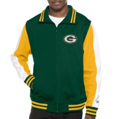 Packers New Era G Logo Sleeve Stripe Jacket