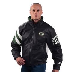 Packers Starter Retro Leather Jacket