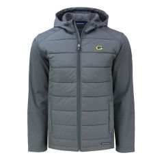Packers Cutter & Buck Evoke Hooded Zip Jacket