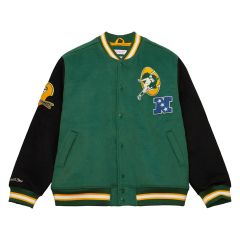Packers Mitchell & Ness Team Legacy Varsity Jacket