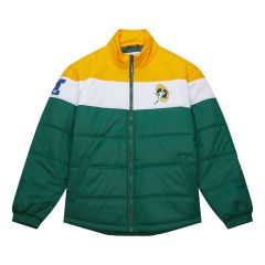 Packers Mitchell & Ness Throwback Puffer Jacket
