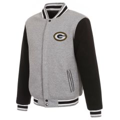 Packers Reversible Fleece Full-Snap Jacket