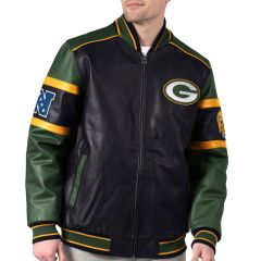 Packers Cow Napa Leather Jacket