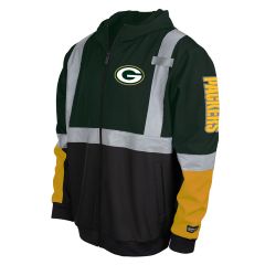 Packers Hi-Vis Safety Hooded Softshell Jacket