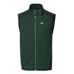 Packers Cutter & Buck G Mainsail Full Zip Vest