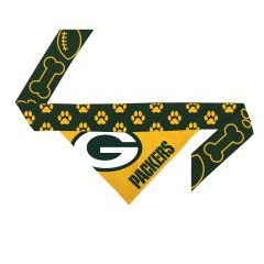 Packers Pet Reversible Print Bandana