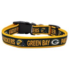 Packers Satin Dog Collar