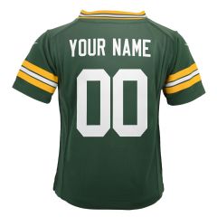 Packers Nike Pre-School Custom Home Game Jersey
