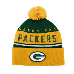 Packers Pre-School Red Zone Cuffed Pom Knit Hat