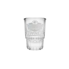 Shareholder Etched Prism Shot Glass