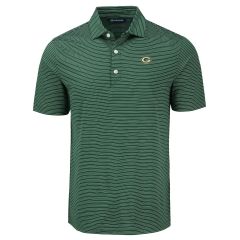 Packers Cutter & Buck G Logo Forge Stripe Polo