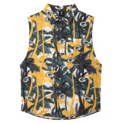 Packers FOCO Sleeveless Floral Shirt
