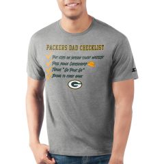 Packers Starter Dad Checklist T-Shirt