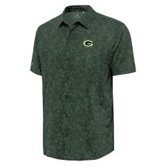 Packers Antigua Lush Button Down Shirt
