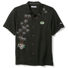 Packers Tommy Bahama Twist of Palms Camp Shirt