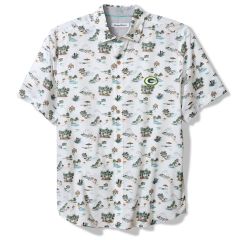 Packers Tommy Bahama Surf Villa Camp Shirt