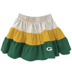 Packers Toddler Girls 3-Tier Skort