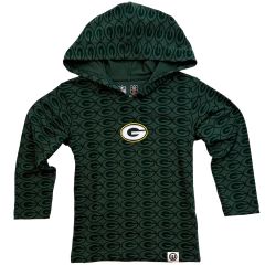 Packers Toddler All-Over Print Hooded Top