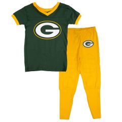 Packers Toddler Football PJ Set