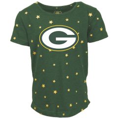 Packers Toddler Girls Shimmer Star Drop T-Shirt