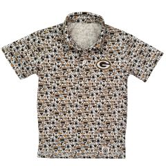 Packers Youth Tailgate Print Polo