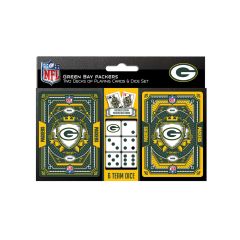 Packers 2-Pack Playing Cards & Dice Set