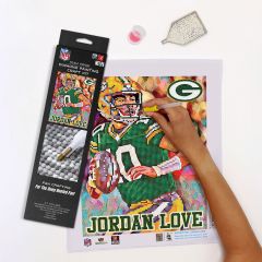 Packers #10 Jordan Love Diamond Painting Craft Kit