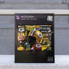 Packers Play of the Week Wooden Retro Puzzle