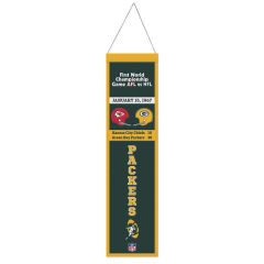 Packers Super Bowl I Champs Wool Banner