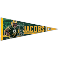 Packers Wincraft #8 Josh Jacobs Block Pennant