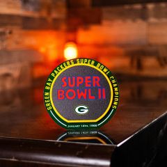 Packers Super Bowl II Double Play Metal Wall Art