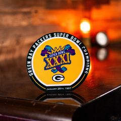 Packers Super Bowl XXXI Double Play Metal Wall Art