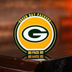 Packers G Logo Slogan Metal Wall Art