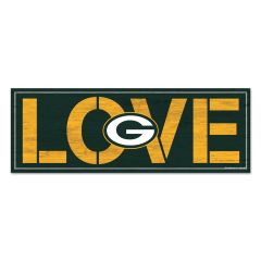 Packers Love Wood Sign