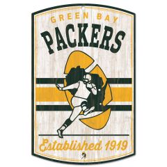 Packers Retro Logo Wood Sign