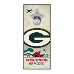Packers Wincraft License Plate Bottle Opener Sign