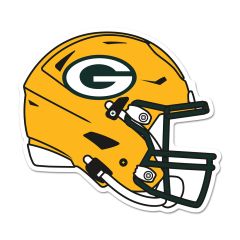 Packers Wincraft Primary Helmet Wood Sign