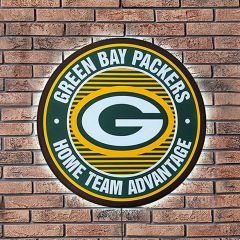 Packers Home Team LED Lighted Sign
