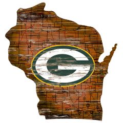Packers State Wood Cut Out Sign