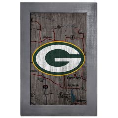 Packers Framed City Map