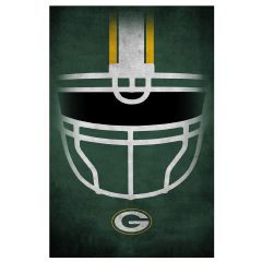 Packers Ghost Helmet Wood Sign
