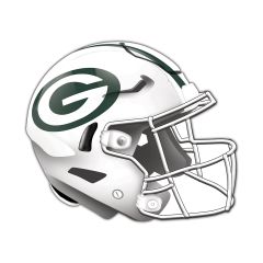 Packers Winter Warning Helmet Wood Sign