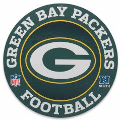 Packers Team Round X-Metal Wall Décor Sign