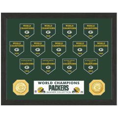 Packers 13-Time Banners Bronze Coin Photomint