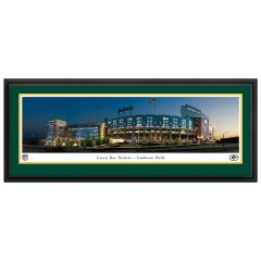 Lambeau Field Home Panoramic - Deluxe Frame