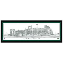 Lambeau Field Line Art Panoramic - Select Frame
