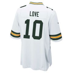 #10 Jordan Love Nike Youth Away Game Jersey