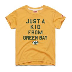 Packers Homage Kids Just A Kid T-Shirt