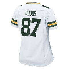 #87 Romeo Doubs Nike Womens Away Game Jersey
