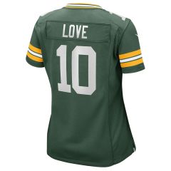 #10 Jordan Love Nike Womens Home Game Jersey